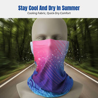 Cooling Ice Silk Cycling Headscarf, Outdoor Sports Headband, Summer Quick-Dry Sun Protection Neck Face Covering