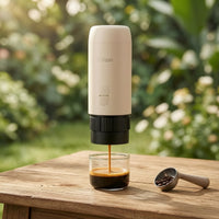 Portable Espresso Maker Compact Handheld Espresso Machine Appliance Rechargeable for Travelers, Camping, Office