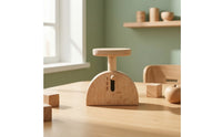 Toy Fruit Scale Natural Wooden Toy Scale Educational for Young Children