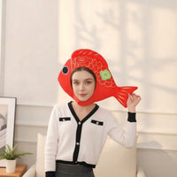 Aquatic Hat Novelty Aquatic Headpiece Costume Hat with Chin Strap Eye-Catching Headwear Comfortable for Cosplayers, Cosplay