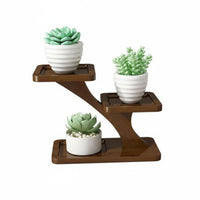 Space-Saving Tiered Plant Stand adaptable 2-Tier Ladder Stand Lightweight desktop-tier Easy Assembly for Office Workers, Home Decorators, Windowsill, Balcony, Living Room, Bathroom