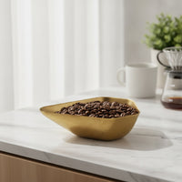 304 Stainless Steel Coffee Bean Tray Minimalist Coffee Bean Tray with Open Top Easy to Clean Multi-Purpose Low-Profile for Baristas, Cafes, Kitchen Counters