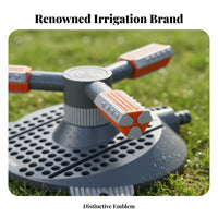 Large Area Coverage 360 Degree Rotating Sprinkler Weatherproof 360 Degree Water Sprinkler Long-Lasting for Homeowners, Kids, Outdoor