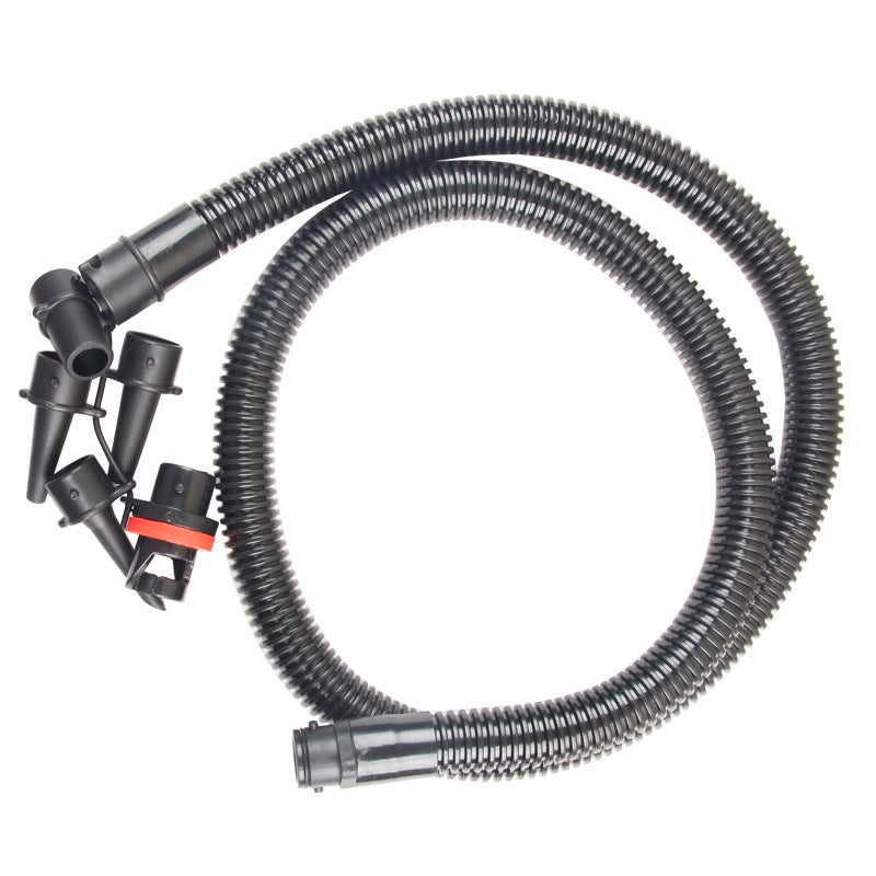 PVC Inflation Hose with Multiple Connectors for Air Pumps, 1.2m