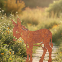 Outline Silhouette Garden Stake with Outline Whimsical Lawn Ornament for Lawns
