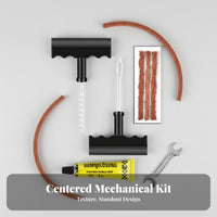 Tubeless Tire Repair Strip Inserterger Tool Emergency Repair Tire Repair Strip Inserter Kit Portable Automotive Accessory for Automobile Owners