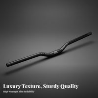Lightweight Mountain Bike Riser Bar High Strength Mountain Bike Riser Handlebar Long-Lasting for Trail Riding