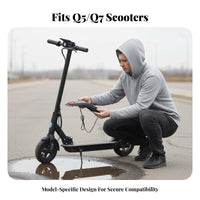 Electric Scooter Rear Mudguard High Strength Folding Scooter Rear Mudguard Replacement Part Reinforced Mounting Vehicle
