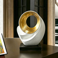 Abstract Sculpture Modern Geometric Sculpture Minimalist Sculptural Ornamental Piece for Living Room