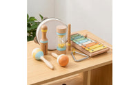 8 Pieces Percussion Set with Xylophone Early-Learning Young Child Instrument Set Preschool for Young Children