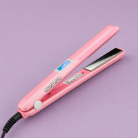 360-Degree Rotating Cord Sonic Hair Repair Straightener Adjustable Cold Flat Iron Clamp Style Sonic Flat Iron Display Window