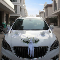Wedding Car Flower Ribbon Kit Elegant & Love-Filled Wedding Car Decoration Set Event Supply New Design Easy to Install