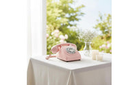 Audio Phone Wedding Decor Retro Dial Phone Party Decoration Vintage Telephone for Hotel, Office