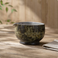 Matcha Bowl with Spout Textured   with Spout Vintage Matcha Bowl for Home