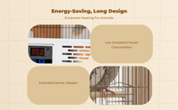 Bird Cage Heater, Parrot Warming Panel, Thermostat Accessory