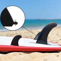 6 Pieces Rustproof Fin Replacement Screw Assemblies Marine Grade Surfboard Fin Hardware with Washers Easy to Install Universal for Surfers