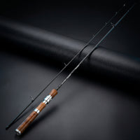 Medium-Fast Action Lure Fishing Rod with Wooden Handle Sensitive Carbon Fiber Fishing Rod Balanced Ergonomic for Fishermen