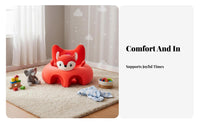 Anti-Fall Design Inflatable Sitting Trainer Safety Guardrails Infant Floor Chair Easy to Clean infant essentials Multi-Functional for Infants, Babies, Parents, Feeding Time, Mealtime, fun time, Living Room