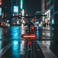 Bright Bike Tail Light with Wireless Control Led Rear Light with Turn Signals Smart Bike Turn Indicator Compact for Night Riding, Road Cycling