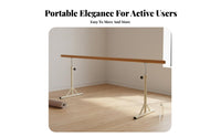 Portable Dance Bar Anti-Slip Feet Freestanding Dance Barre Sturdy Construction Portable Dance Bar for Adults, Beginners, Home, Stretching Practice