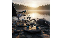 Universal Fishing Chair Bracket Multipurpose Fishing Chair Rod Mount Double Bracket Rod Holder Long-Lasting Catch Pole Rack