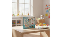 28 Pieces Early Education Garden Tile Blocks Cognitive Learning Wooden Tile Game Jigsaw Format Picture Matching Blocks Preschool Activity for Preschoolers, Kids, Toddlers, Kindergarten