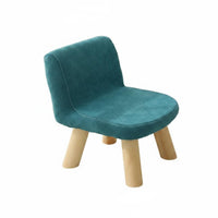 Removable Washable Cover Upholstered Kids Chair with Backrest Stable and Sturdy Toddler Low Stool with Back Support Kids Floor Chair for Toddlers, Bedroom, Playroom, Entryway
