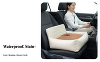 Removable and Washable Small Dog Car Seat Adjustable Straps Portable Pet Car Bed Easy to Install for Travelers, Road Trips, Home