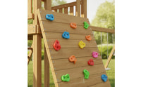 10 Pieces Climbing Holds with Mounting Hardware Colorful Rock Climbing Holds with Hardware Varied Color Wall Grips Wall Grips for Young Children