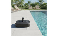 Patio Umbrella Base Weather Resistant Water-Fillable Umbrella Base Rustproof Long-Lasting for Homeowners, Garden, Backyard