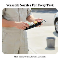 Coded Nozzle Set Stainless Steel & Brass Construction Color Coded Pressure Washer Tips Portable Clip