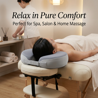 Memory Foam Face Down Pillow, Massage Headrest for Beauty Bed, Ergonomic Face Cushion, Breathable Massage Pillow, Face Cradle for Spa Treatments