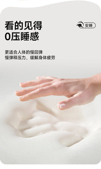 乳胶复合床垫学生宿舍租房专用加厚榻榻米卧室单双人床垫子不塌陷 双拼蓝白（厚8cm）Q弹舒适 撑腰护脊 150*200cm