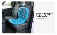Massaging Plastic Massage Seat Cushion Breathable Cooling Car Seat Pad Heat Insulating for Truck Drivers, Commuters, Summer, Long Drives