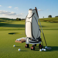 Swivel Golf Bag Wheel Attachment Adjustable Golf Bag Platform with Wheels Stable for Golfers