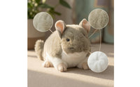 Chinchilla Stuffed Animal Toy Compact Chinchilla Stuffed Toy Squeezable