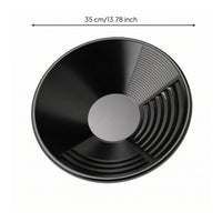 Gold Panning Pan Portable Gold Pan with Grooved Channels Lightweight for River
