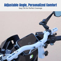 HandsLiberated Handlebar Umbrella Holder Quick release Scooter Mount Universal Fit Adjustable Bracket Multi-Angle Adjustment for Commuters, Seniors, exposeddoor aficionados, urban streets