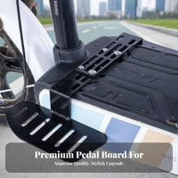 Front Footrest Wide Compatibility Footrests Heavy Duty Front Footrest Pedal Extension for Tall Riders, Long Distance Riding