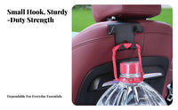 2-in-1 Car Bag Holder Phone Mount Hidden Design Rear Seat Phone Holder Hook 2 in 1 Car Headrest Hook Multi-Functional for Desk
