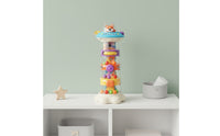 Rotating Interactive Structure Toy Sliding Mechanical Ball Structure Space Theme Ball Slide Toy Cause and Effect for Children