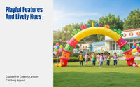 Cartoon Inflatable Archway, Rainbow Gate, Welcome Arch, Event, Kindergarten, Opening Ceremony
