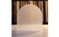 100 Pieces Translucent CD Sleeve with Rounded Top Archival CD Inner Sleeve Anti-Scratch Dust-Resistant for Media Storage