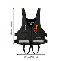 Adjustable Straps Fishing Life Vest Sleeveless Reflective Fishing Vest for Adults