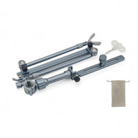 Anti-Slip Adjustable Fishing Rod Holder Screw-Locking Telescopic Rod Holder Knurled Telescopic Fishing Mount Sliding