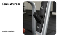 Heavy Duty Multi-Function Squat and Bench Press Rack Commercial Grade Weight Bench with Squat Rack Solid Steel Construction Multifunctional Workout Station Adjustable Safety Spotters for Weightlifters, Bodybuilders