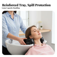 Protects Clothing Perm Shoulder Tray Ergonomic Design Hairdressing Neck Tray Waterproof for Barbers, Home Users, Barbershop, Beauty School