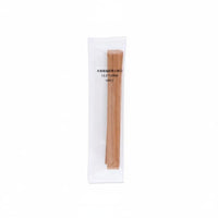 10 Pieces Cuttable to Size Wooden Candle Wicks Stable Flame Crackling Wood Wicks Polished Burr-Burrless Natural Wood Wick Set for Crafters, Beginners Candles, Home Crafting