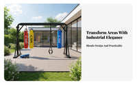 Freestanding Punching Bag Stand Indoor & Outdoor Use Gantry Training Frame Commercial Grade Heavy Duty Boxing Frame for Athletes, Teenagers, Home Gym