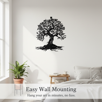Metal Iron Art Wall Decor Silhouette for Bedroom Living Room